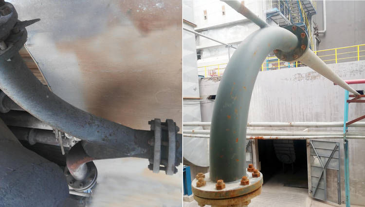 31399金沙娱场城牌耐磨陶瓷输灰管道的乐成案例