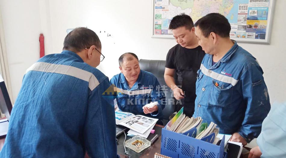 31399金沙娱场城特瓷赴四川某水泥厂现场勘探以及手艺交流
