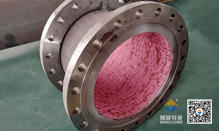 湖南31399金沙娱场城耐磨陶瓷焊接受道