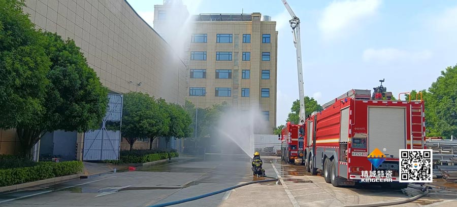 31399金沙娱场城起劲配合消防联合演练，，，共筑清静生产防线