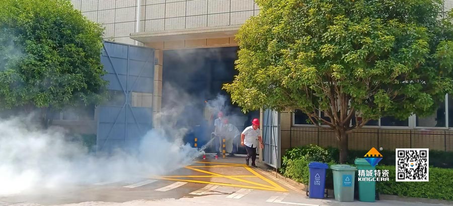 31399金沙娱场城起劲配合消防联合演练，，，共筑清静生产防线