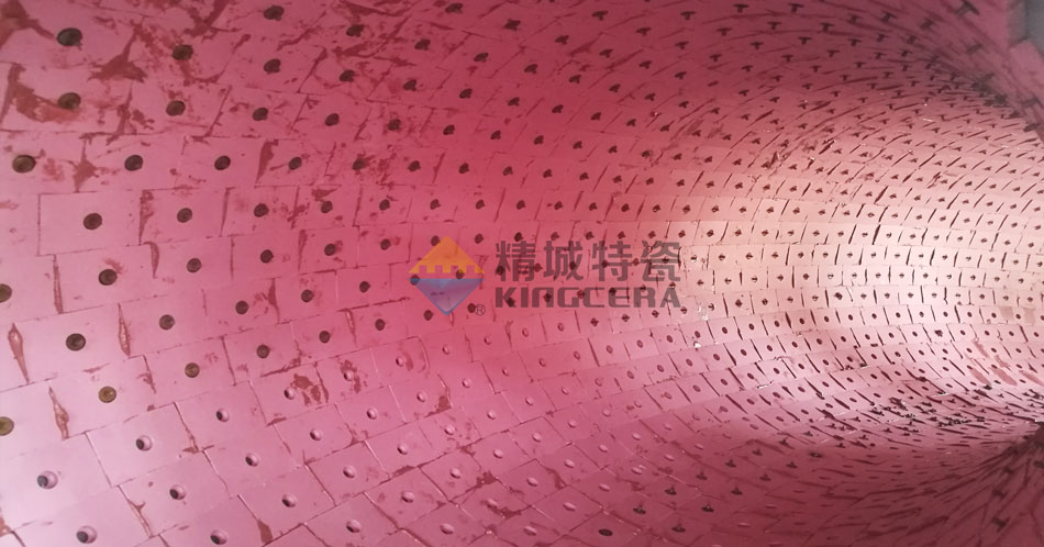 螺柱焊接型耐磨陶瓷管道