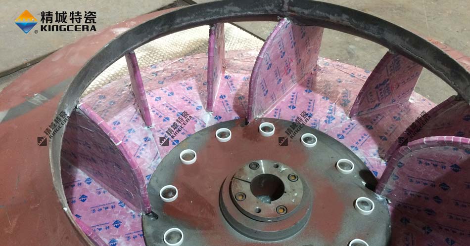 湖南31399金沙娱场城耐磨陶瓷风机叶轮-陶瓷风机叶片-陶瓷风机